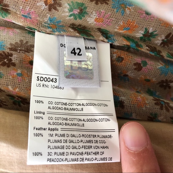 Dolce & Gabbana Vintage Sheer Floral Dress - Picture 8 of 11